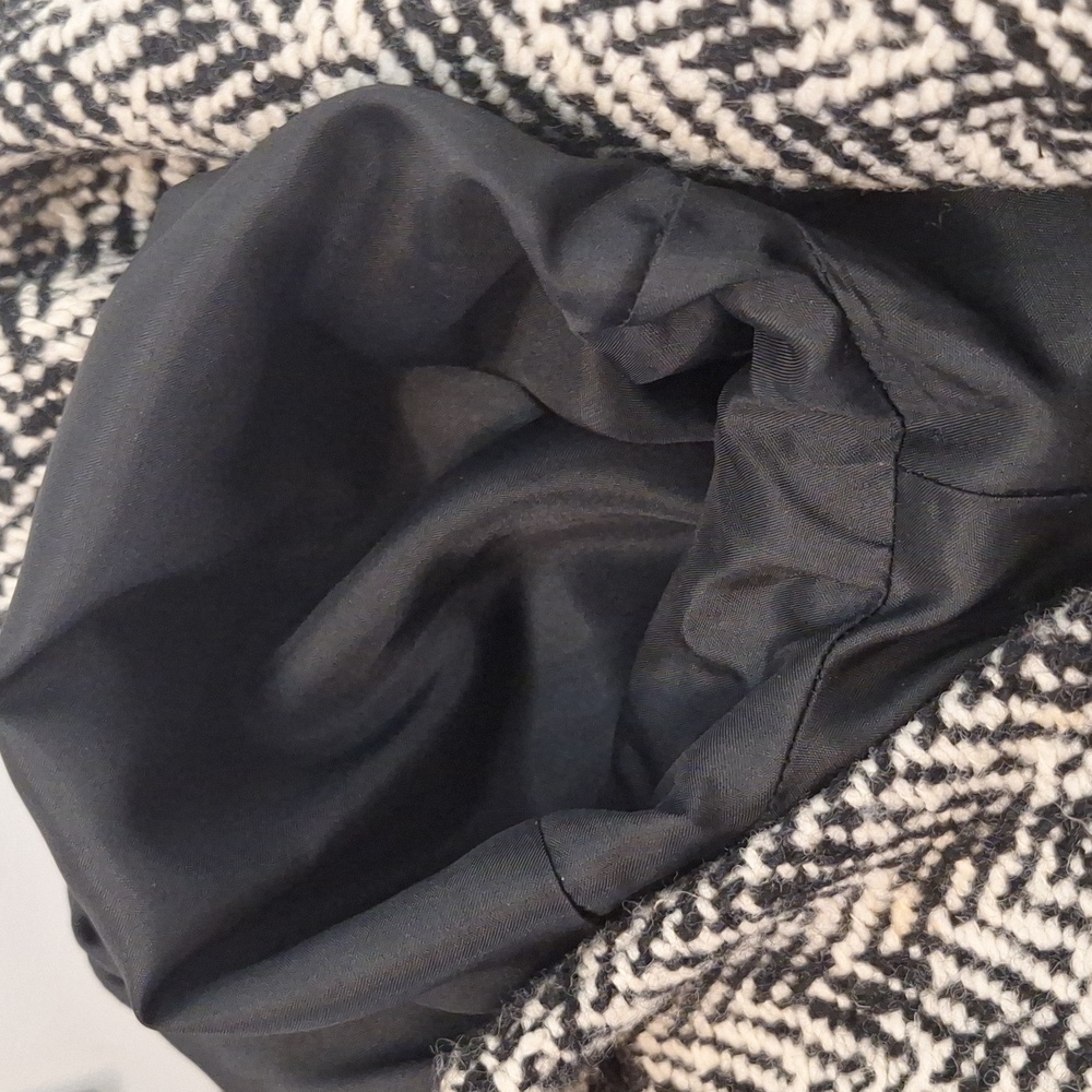 Vintage Classiques Entier Wool Herringbone Trench Coat, Sz 10, NWOT - Picture 15 of 16